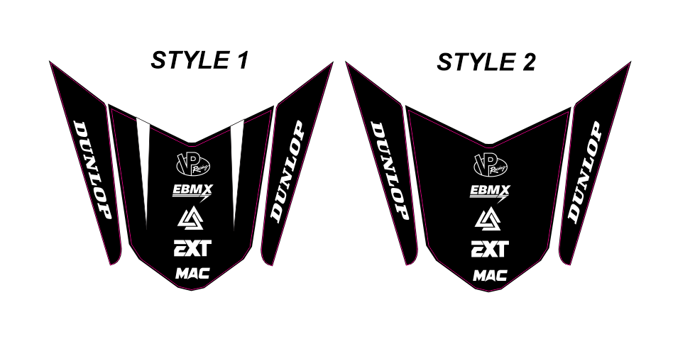 Pre-Designed Talaria Sting Short Rear Fender Decal