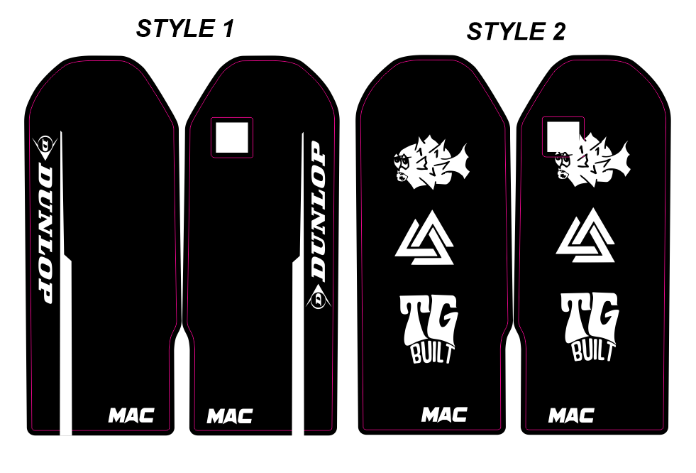 Pre-Designed Talaria OEM Fork Guard Decals