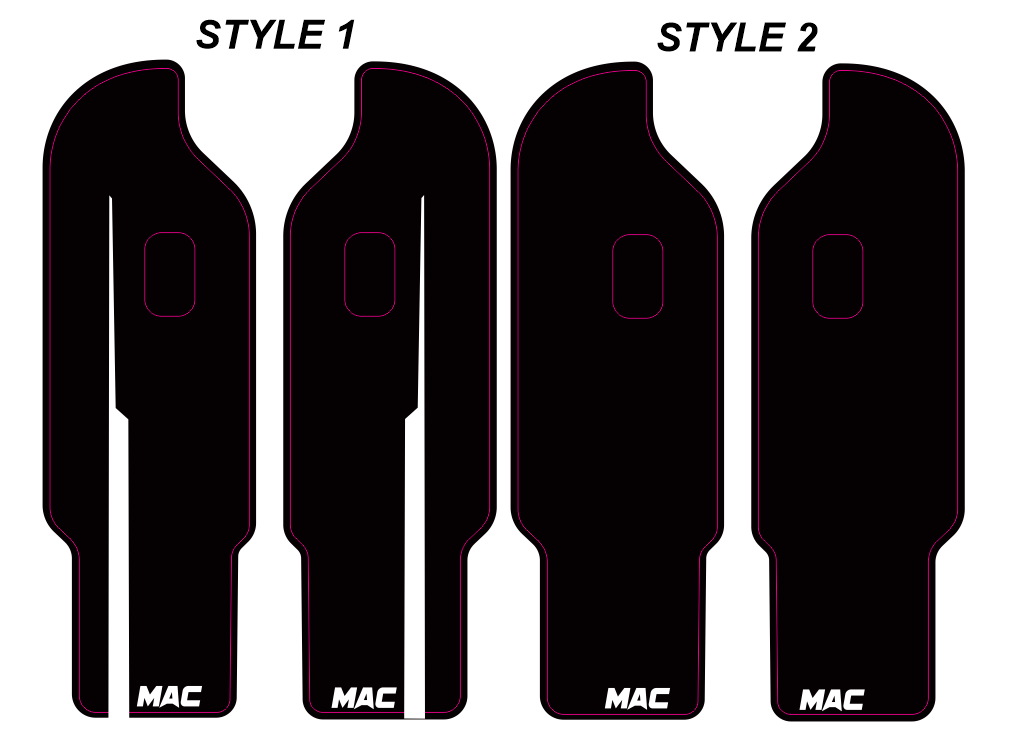 DNM Fork Guard Decals