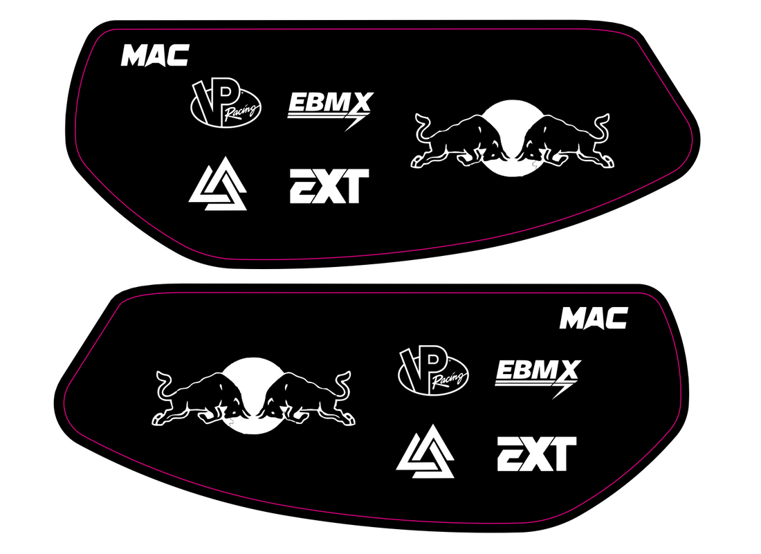 Pre-Designed Super 73 ZX, Z Battery Decal