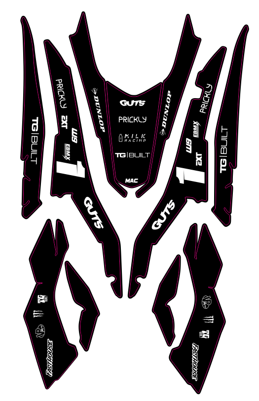 DNM Fork Guard Decals