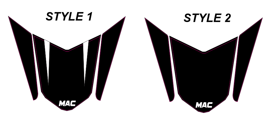 Talaria Sting Short Rear Fender Decal