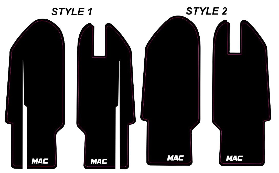 EXT Fork Guard Decals