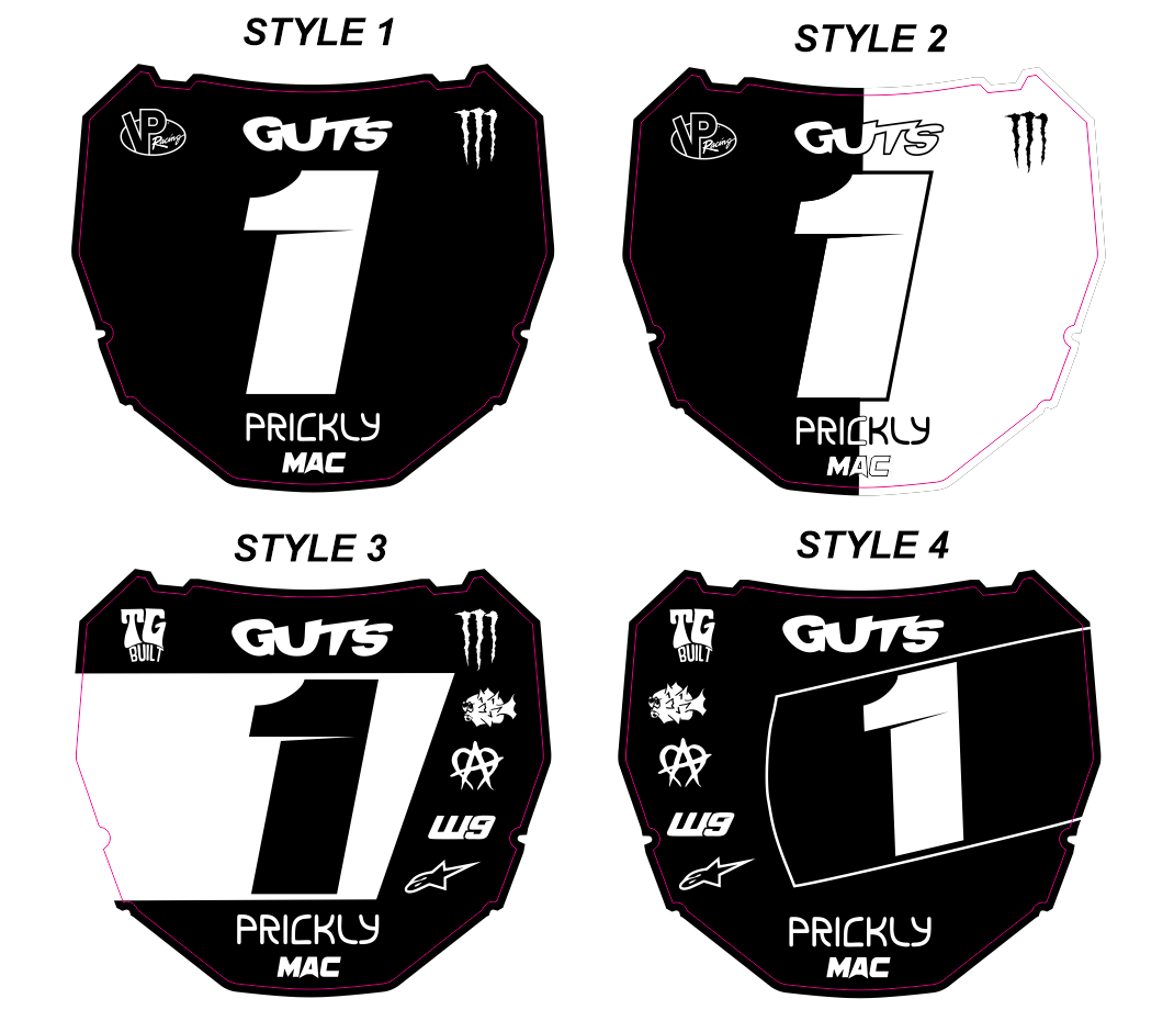 Pre-Designed ODI Plate Decal