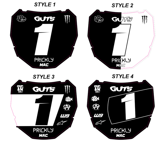 Pre-Designed ODI Plate Decal