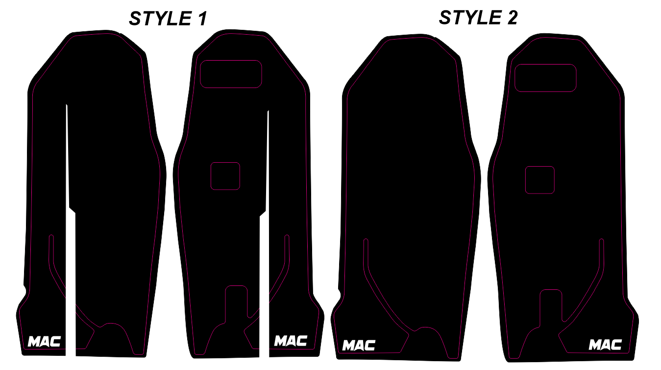Ultra Bee Fork Guard Decals