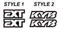 Fork Tube Decals