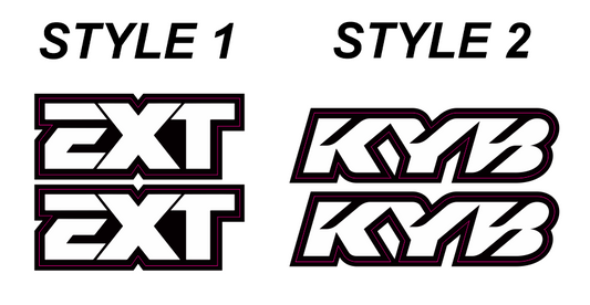 Fork Tube Decals