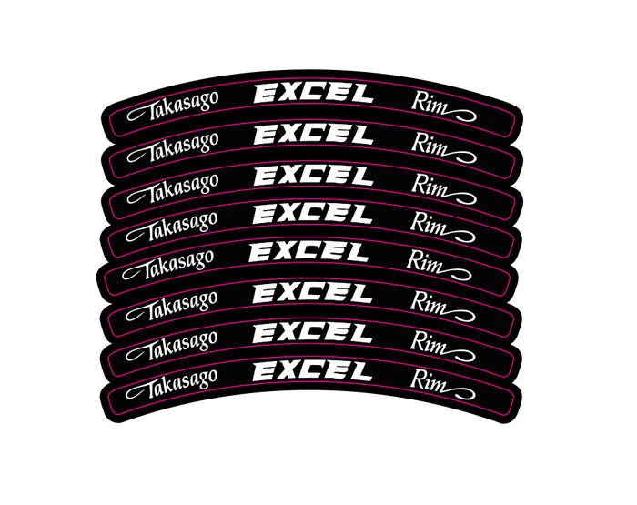 Excel Rim Decals
