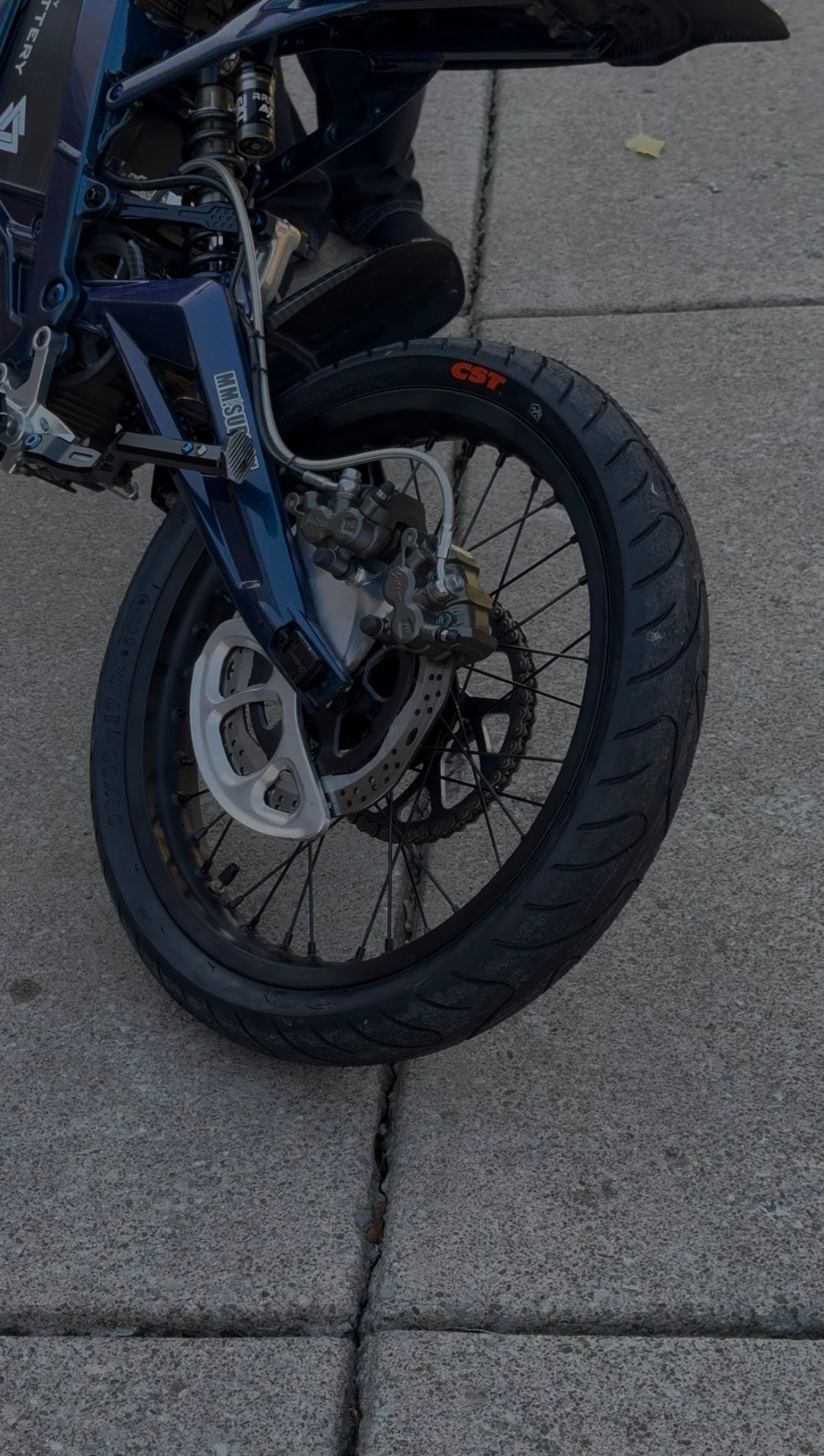 17” Supermoto Wheel Set For Surron/E Ride Pro CST